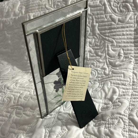 NWT Carr frames Renaissance Artisan Collection w/ Mosaic technique floral glass - Picture 6 of 15